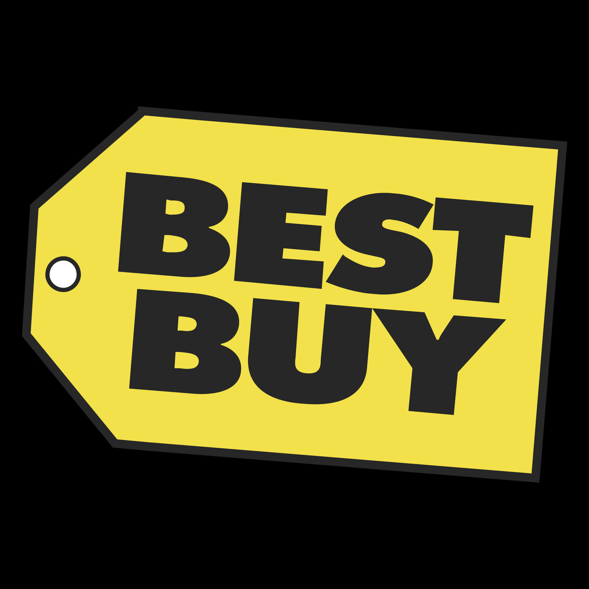 黑色背景上的Best Buy標誌 壁紙
