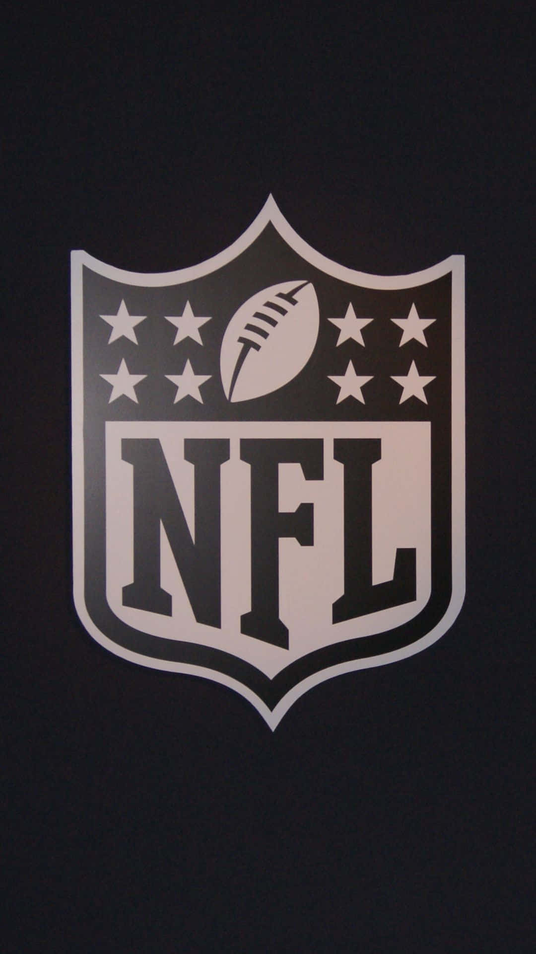 黑色背景上的NFL標誌 壁紙