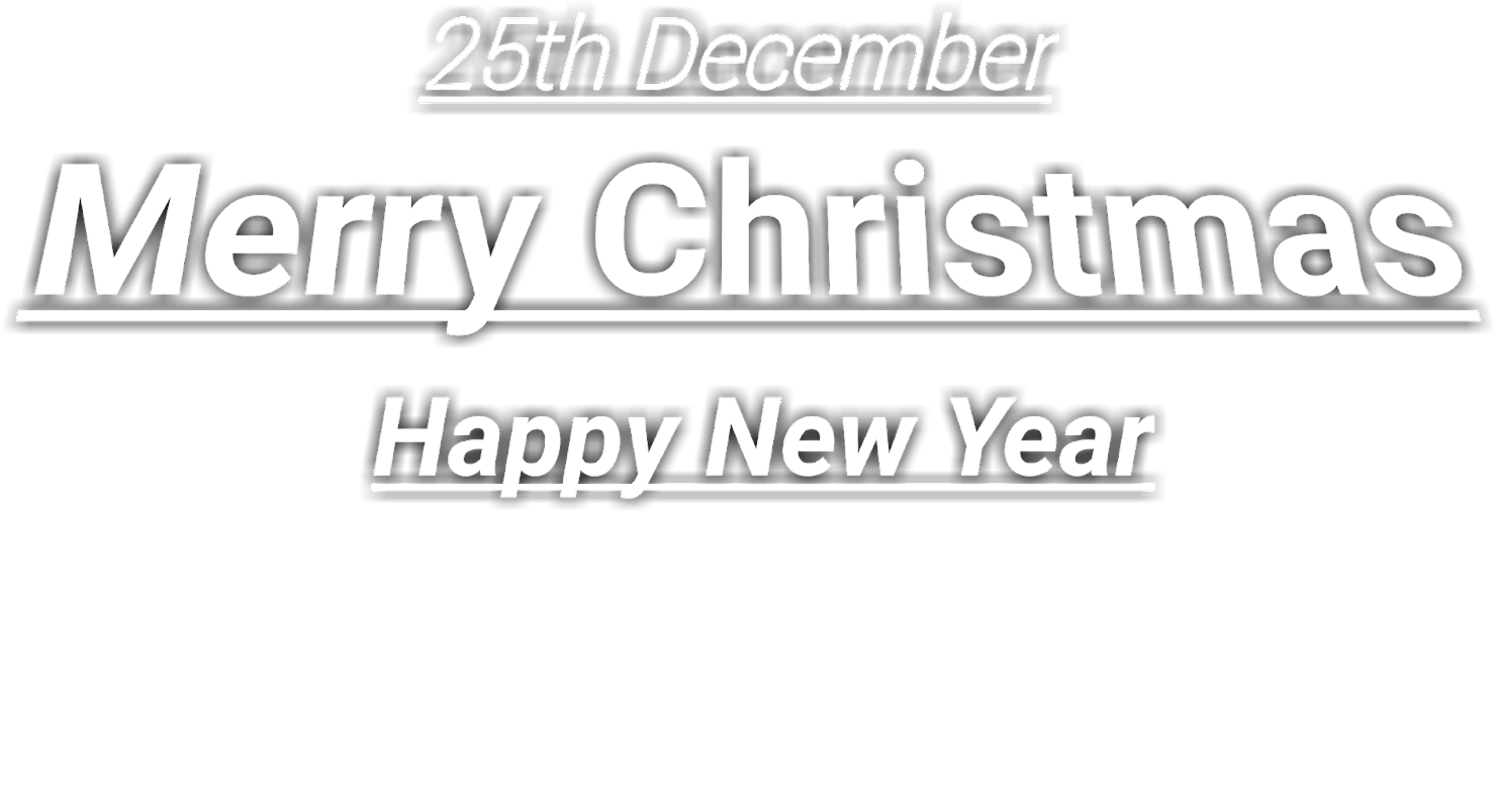 merry christmas and happy new year 桌布 壁紙 — 黑色背景上的粗體白色文字顯示「12月25日聖誕快樂新年快樂」，並帶有網站浮水印。