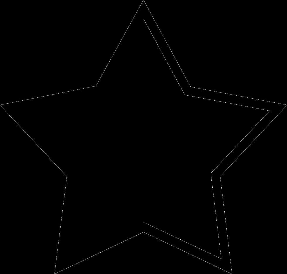 黑色輪廓星形 壁紙