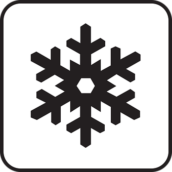 黑色雪花圖標 壁紙