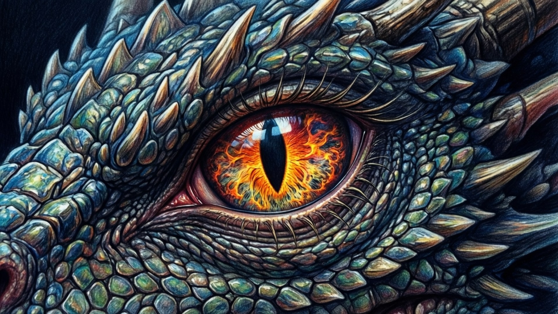 龍眼酷炫繪畫 壁紙