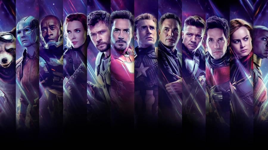 4K Avengers In Frame