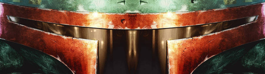 4K Dual Monitor Star Wars Boba Fett Close-up