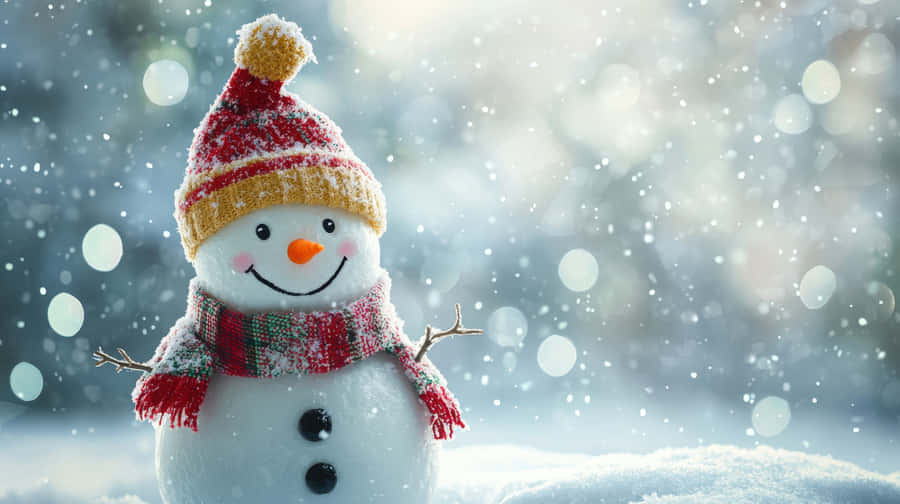 雪人 桌布