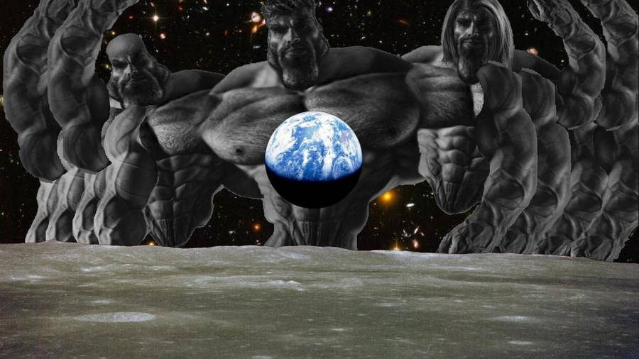Giga Chad GIF 桌布