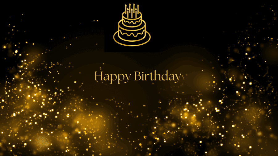 生日快樂 GIF 桌布