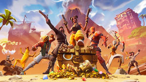 1080 Fortnite With Chest Of Gold