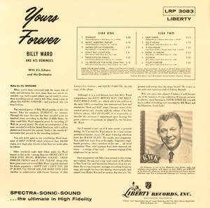 1950年代復古Liberty Records專輯封面，收錄Billy Ward and His Dominoes的《Yours Forever》。 — 復古 壁紙