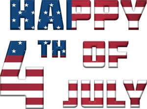 7月4日慶祝文字