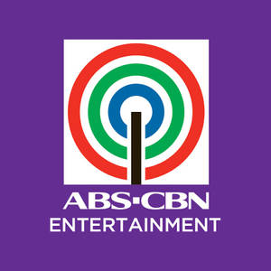 ABS-CBN Entertainment 標誌，紫色背景上有色彩繽紛的同心圓。 — BTS 紫色美學 壁紙