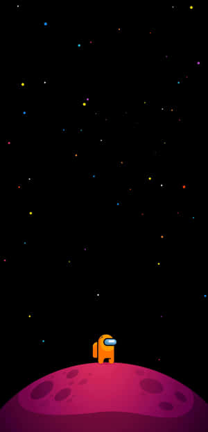 Among Us 太空背景 — Pixel 4 壁紙