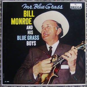 Bill Monroe 在其《Mr. Blue Grass》專輯封面上彈奏曼陀林。 — 音樂 壁紙