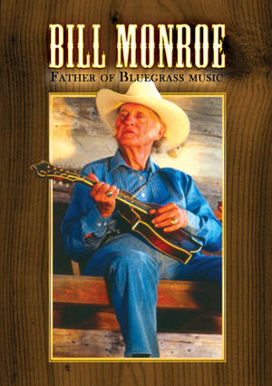 Bill Monroe，藍草音樂之父，在木框肖像中手持曼陀林。 — 音樂 壁紙
