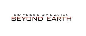 Sid Meier's Civilization Beyond Earth 遊戲標誌，採用紅黑文字。 — 白色 壁紙