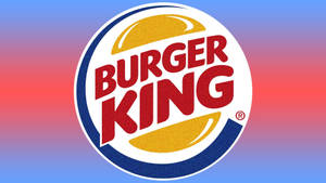 Burger King 標誌，帶有紅色、黃色和藍色，背景為漸變色。 — 湖人隊標誌 壁紙
