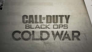 紋理紙上的《Call of Duty Black Ops Cold War》標誌。 — 16:9 壁紙
