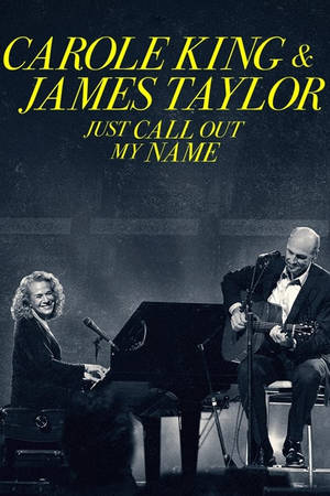Carole King 和 James Taylor 在舞台上用鋼琴和吉他演奏音樂。 — 音樂 壁紙