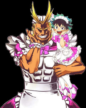 Deku 與 All Might 的趣味服裝