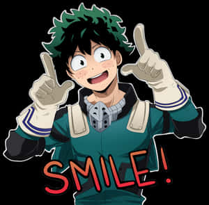 Deku 頭像微笑英雄姿勢