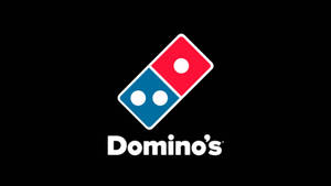 黑色背景上的 Domino's pizza 標誌 — BLACKPINK 標誌 壁紙