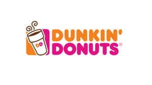 Dunkin' Donuts 品牌標誌，帶有咖啡杯和粗體文字 — Dunkin Donuts 壁紙