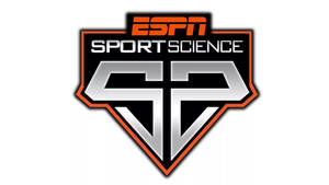 ESPN Sport Science 標誌，採用橙色和銀色盾牌設計。 — 遊戲玩家標誌 壁紙