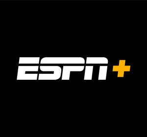 ESPN+ 標誌，白色和黃色文字，黑色背景 — Off white 標誌 壁紙