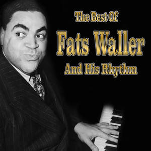 Fats Waller 在專輯封面上雙手放在鋼琴鍵盤上，對著鏡頭微笑。 — 音樂 壁紙