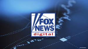 Fox News Digital 標誌在金融數據背景上 — 福斯新聞 壁紙