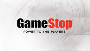 GameStop 標誌，附有標語 power to the players，背景為地球。 — 遊戲玩家標誌 壁紙