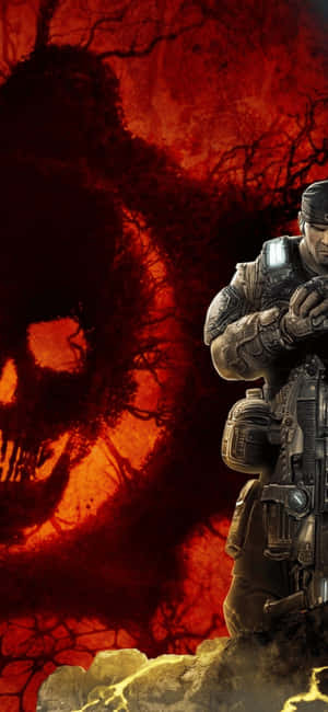 iPhone X Gears Of War 5 背景 — Moto G67 壁紙
