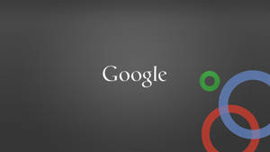 Google 標誌，在深灰色背景上有彩色圓圈。 — Gmail 動圖 壁紙