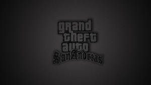 深色紋理背景上的 Grand Theft Auto San Andreas 標誌 — BLACKPINK 標誌 壁紙