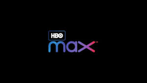 黑色背景上帶有漸變色的HBO Max標誌 — 乾淨 壁紙