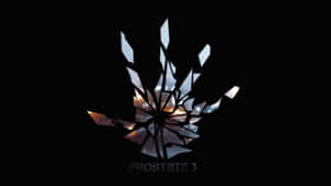 帶有發光邊緣的破碎玻璃碎片，黑色背景上寫有 Frostbite 3 文字。 — 省電 壁紙
