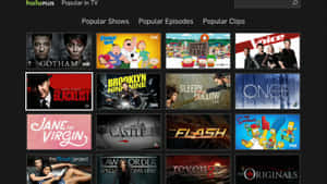 Hulu Plus 電視節目縮圖網格，標題包括《高譚市》和《辛普森家庭》。 — 葫蘆 壁紙