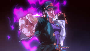 「JoJo的奇妙冒險」中的承太郎，準備迎接勝利。 — 承太郎 壁紙