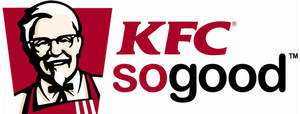 KFC桑德斯上校標誌，附有「so good」標語。 — 肯德基 壁紙