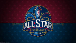 NBA All Star 紐奧良 2014 活動標誌，採用鳶尾花設計。 — 紐奧良鵜鶘 壁紙