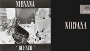 Nirvana 樂團在其《Bleach》專輯封面彈吉他。 — 涅槃 壁紙