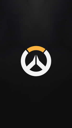 黑色紋理背景上的 Overwatch 標誌 — 標誌 壁紙