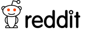 Reddit 標誌，附外星人吉祥物及粗體文字 — Reddit 壁紙