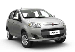 銀色 Fiat Palio 緊湊型汽車攝影棚拍攝 — 飛雅特 壁紙