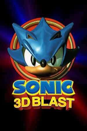 Sonic the Hedgehog 3D Blast 遊戲標誌，附角色肖像。 — 超級索尼克 壁紙