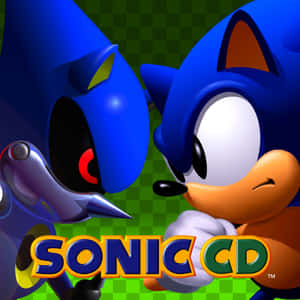 Sonic the Hedgehog 在電子遊戲封面中與他的黑暗版本對峙。 — 音速小子 壁紙