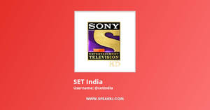 珊瑚紅背景上的 Sony Entertainment Television HD 標誌，附有社交媒體資訊。 — 簡約 壁紙
