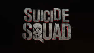深色背景上 A 字中有骷髏頭的 Suicide Squad 標誌 — 自殺突擊隊 壁紙