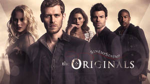 電視劇《The Originals》的演員穿著深色服裝，表情嚴肅。 — 復古90年代風格 壁紙