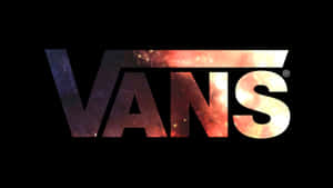 VANS 標誌，字母內有星系和星星。 — 省電 壁紙